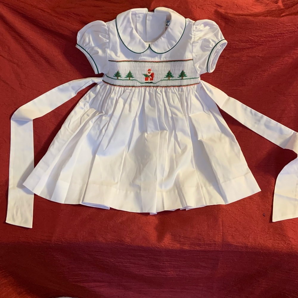 Smocked Christmas dress